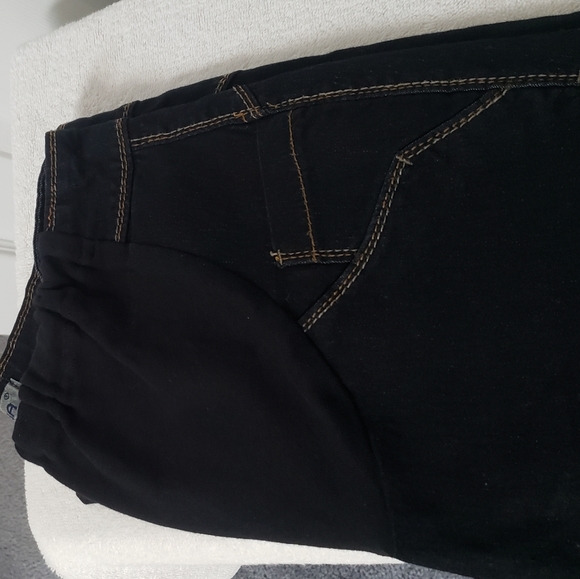 Gracia denim Maternity pull on skinny jeans black NWOT size 4 - Picture 7 of 14
